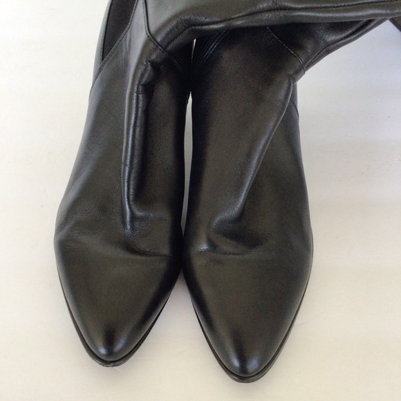 MARC FISHER TALL LEATHER BOOTS SIZE 9 - Picture 4 of 16